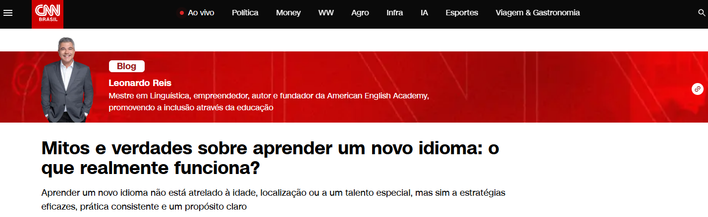 CNN Brasil: Mitos e verdades sobre aprender um novo idioma — o que realmente funciona?