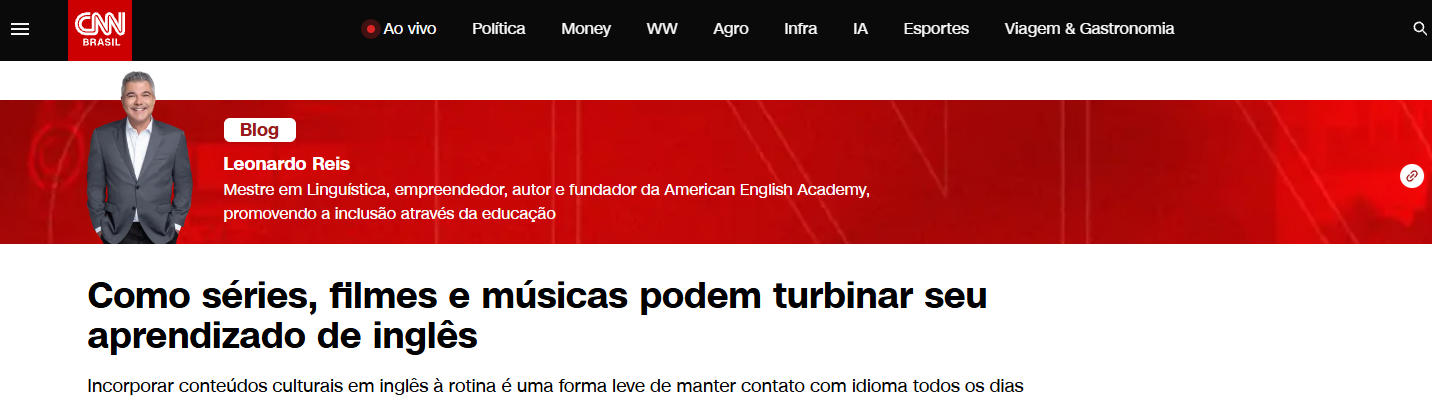 CNN Brasil: Como séries, filmes e músicas podem turbinar seu aprendizado de inglês